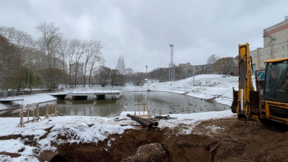 Обнаружена причина обвала грунта у сквера Железнодорожников